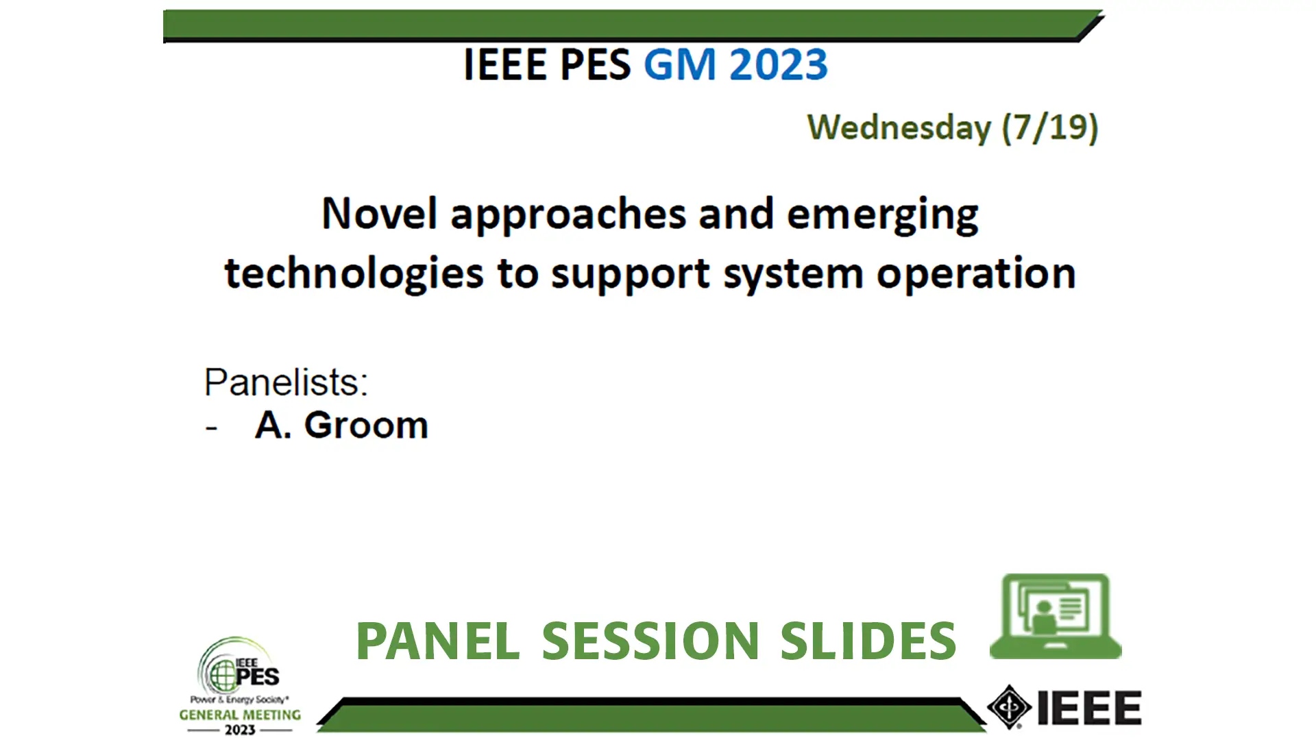 Novel approaches and emerging technologies to support system operation