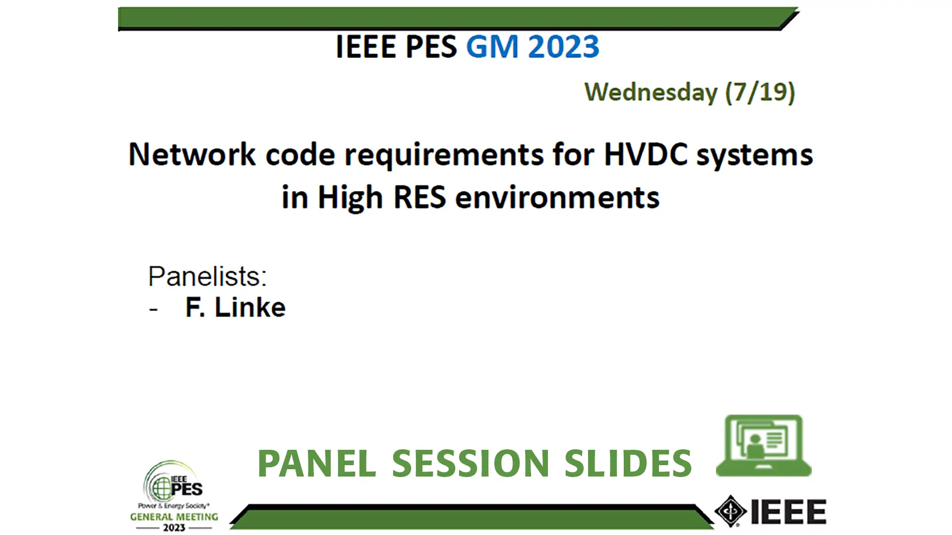 Network code requirements for HVDC systems in High RES environments