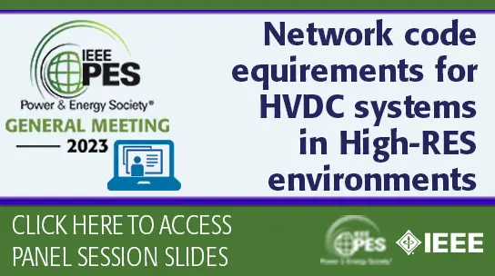 Network code requirements for HVDC systems in High RES environments