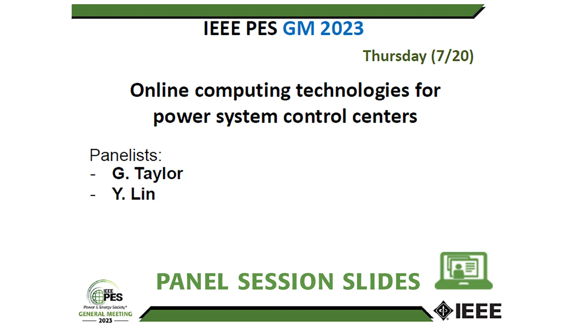 Online computing technologies for power system control centers