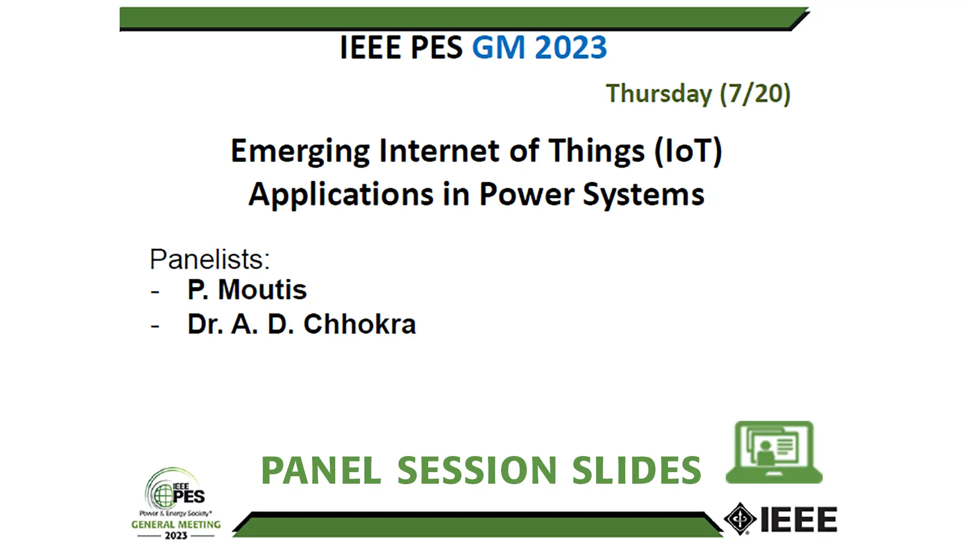 Emerging Internet of Things (IoT) Applications in Power Systems