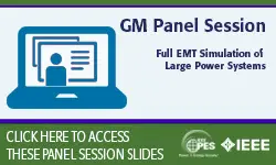 Full EMT Simulation of Large Power Systems