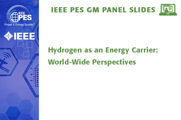 Hydrogen as an Energy Carrier: World-Wide Perspectives