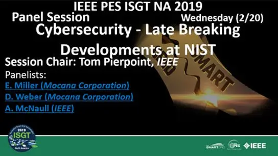 Cybersecurity -Late Breaking Developments at NIST