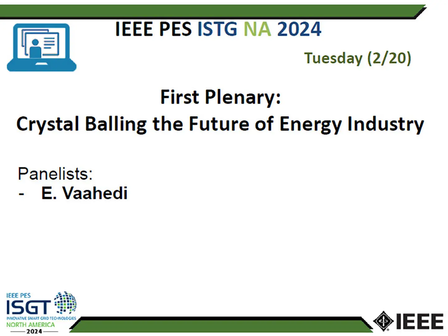 Crystal Balling the Future of Energy Industry (slides)