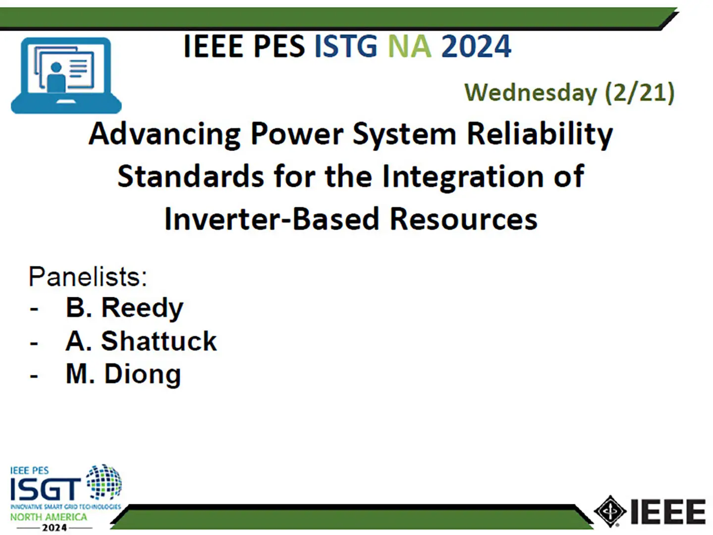 Advancing Power System Reliability Standards for the Integration of Inverter-Based Resources (sides)