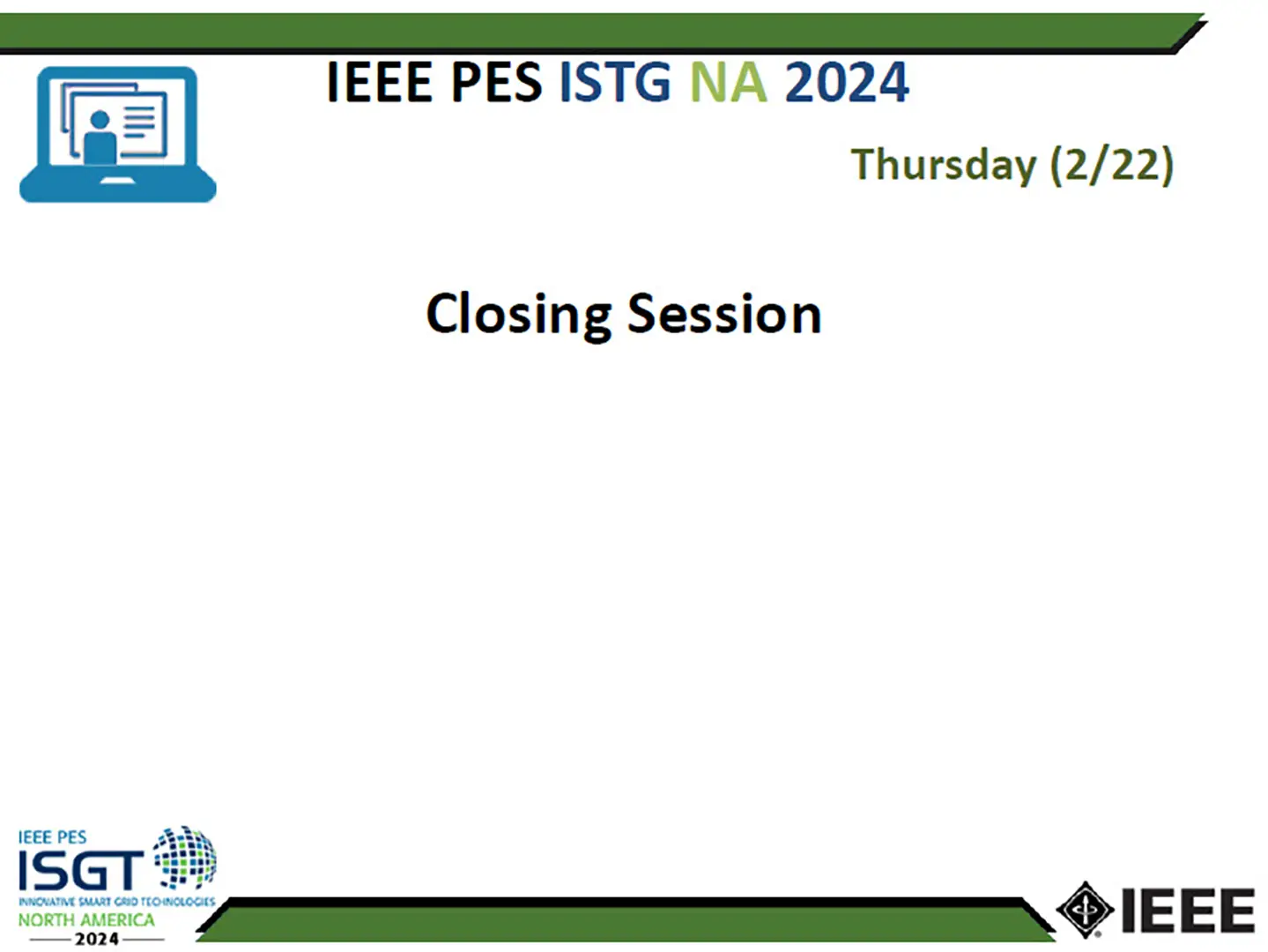 ISGT North America '24 - Closing Session (slides)