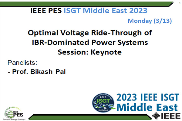 Keynote: Optimal Voltage Ride-Through of IBR-Dominated Power Systems (slides)