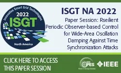 Paper Session Video: Resilient Periodic Observer-based Control for Wide-Area Oscillation Damping Against Time Synchronization Attacks (22ISGT0202)