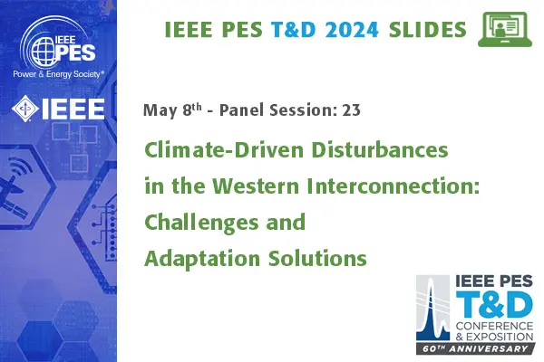 Climate-Driven Disturbances in the Western Interconnection: Challenges and Adaptation Solutions