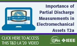 2020 PES TDLA 9/28 Panel Video: Importance of Partial Discharge Measurement in Electromechanical Assets (En español)