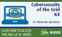 2020 PES TDLA 9/30 Panel Video: Cybersecurity of the Grid - Intrusion Detection in IEC 61850 Based Peer-to-Peer Communications