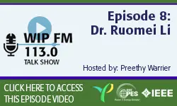 WIP FM 113.0 Talk Show -Ep. 8: Dr. Ruomei Li (video)