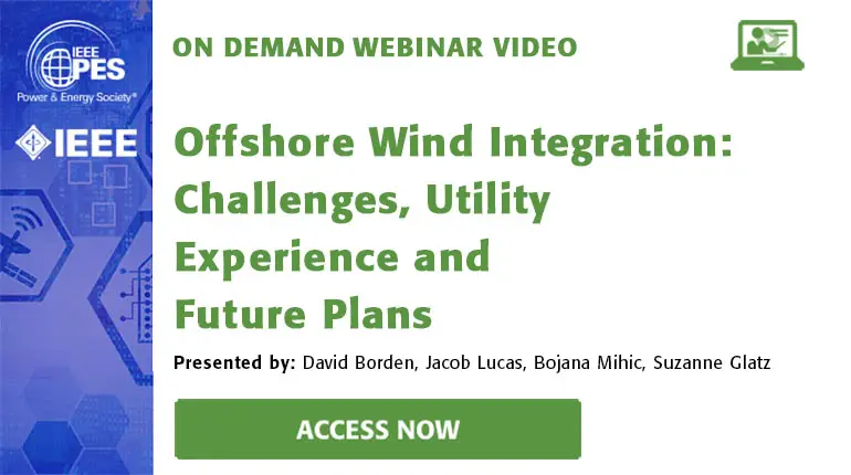 Offshore Wind Integration: Challenges, Utility Experience and Future Plans