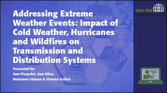 Addressing Extreme Weather Events:Impact of Cold Weather, Hurricanes and Wildfires on Transmission and Distribution Systems (Video)