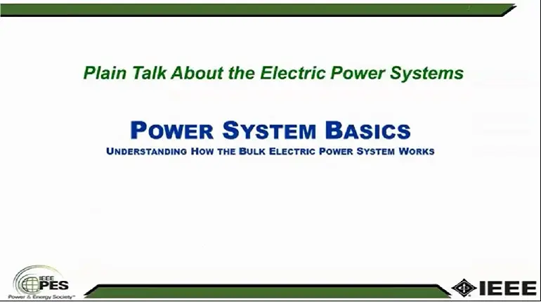 Power System Basics - Overview (Video)