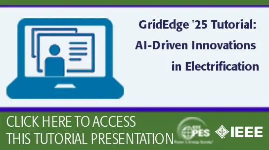 GridEdge '25 Tutorial: AI-Driven Innovations in Electrification