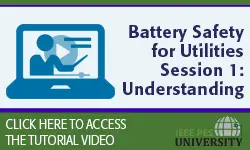 Battery Safety for Utilities Session 1- Understanding the compliance requirements (Video)