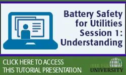 Battery Safety for Utilities Session 1- Understanding the compliance requirements (Slides)