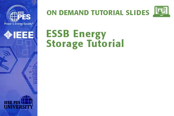 ESSB 17 Tutorial: Energy Storage Tutorial (Slides)