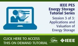 Applications and Valuation of Energy Storage, Session 3 (Video Recording)