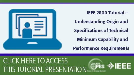 GM 24 Tutorial - IEEE 2800 Tutorial – Understanding Origin and Specifications of Technical Minimum Capability and Performance Requirements (Slides)