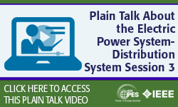 Plain Talk About the Electric Power System- Distribution System, Session 3: Grid Transition and Planning