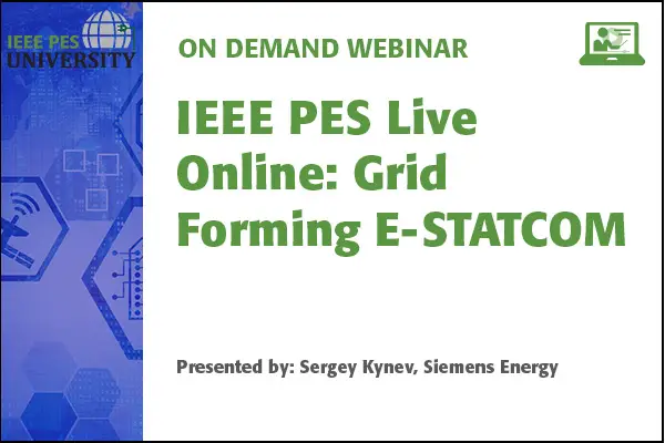 Grid Forming E-STATCOM