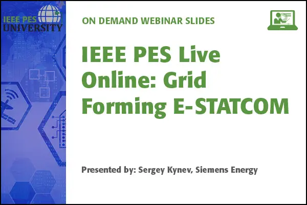 Grid Forming E-STATCOM