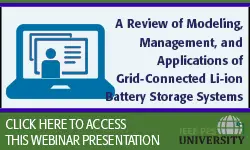 A Review of Modeling, Management, and Applications of Grid-Connected Li-ion Battery Storage Systems (Slides)
