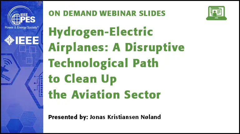 Hydrogen-Electric Airplanes: A Disruptive Technological Path to Clean Up the Aviation Sector (Slides)