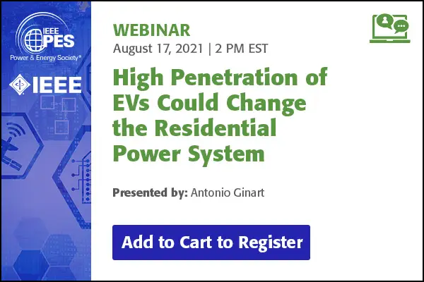 High Penetration of EVs Could Change the Residential Power System (Video)