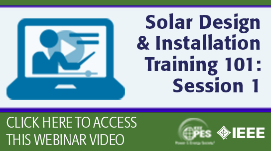 Solar Design and Installation Training – 101 (Video)