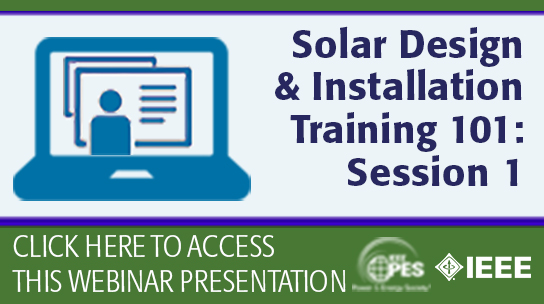 Solar Design and Installation Training – 101 (Slides)