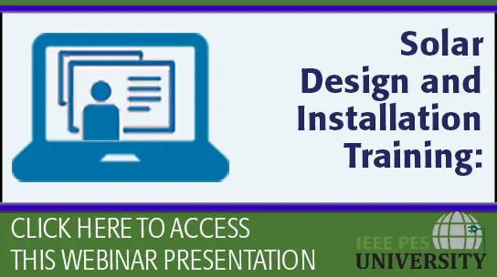 Solar Design and Installation Training – 101-2 (Slides)