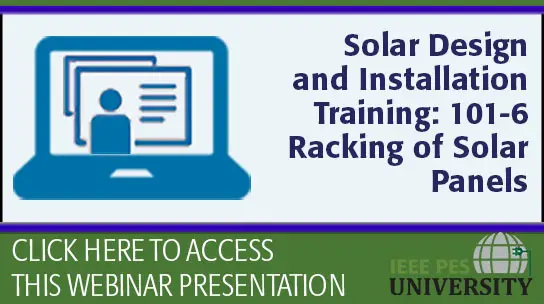 Solar Design and Installation Training: 101-6 Racking of Solar Panels (Slides)