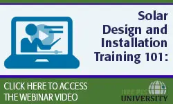 Solar Design and Installation Training 101: 8 - Solar PV System Installation