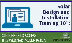 Solar Design and Installation Training 101: 8 - Solar PV System Installation