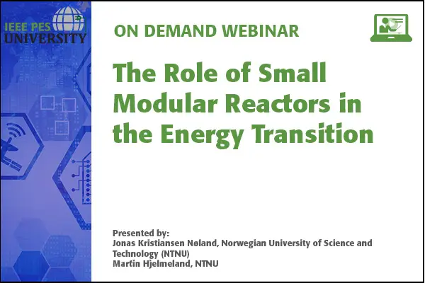 The Role of Small Modular Reactors in the Energy Transition (Slides)