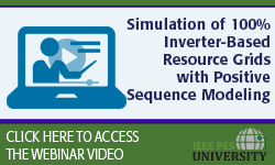 Simulation of 100% Inverter-Based Resource Grids with Positive Sequence Modeling (Video)