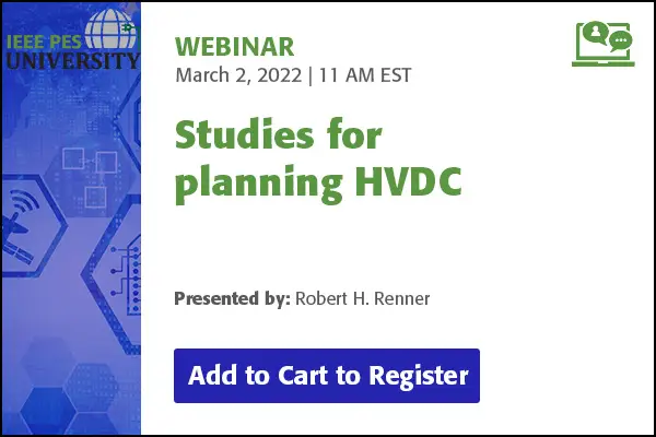 Studies for planning HVDC (Video)