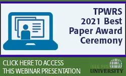 IEEE PES Publications Webinar Series - TPWRS 2021 Best Paper Award Ceremony (Slides)