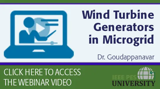 Wind Turbine Generators in Microgrid (Video)