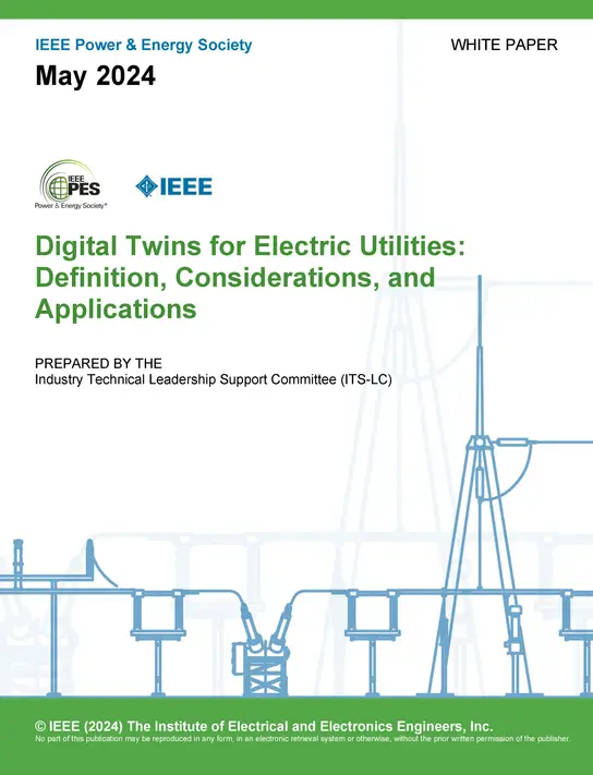 Digital Twins for Electric Utilities: Definition, Considerations, and Applications