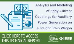 Analysis and Modeling of Eddy-Current Couplings for Auxiliary Power Generation on a Freight Train Wagon