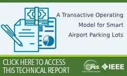 A Transactive Operating Model for Smart Airport Parking Lots