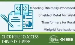 Modeling Minimally-Processed Shielded Metal Arc Weld Transformers for Rural Minigrid Applications