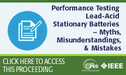 Performance Testing Lead-Acid Stationary Batteries ?Myths, Misunderstandings, & Mistakes