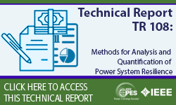 Methods for Analysis and Quantification of Power System Resilience (TR 108)