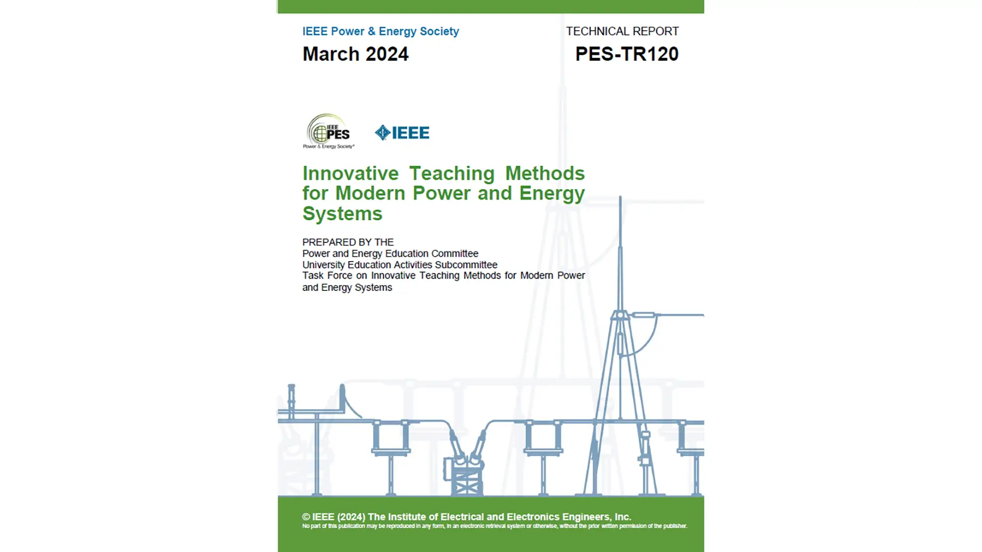 Innovative Teaching Methods for Modern Power and Energy Systems (TR 120)